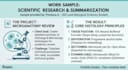 provide high quality technical biological summary