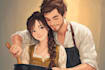 make a cartoon disney couple portrait