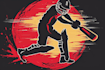 design a modern and outstanding cricket logo