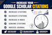increase google scholar citation