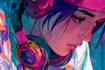 design anime character , cyberpunk character