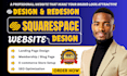 squarespace website design redesign squarespace website development design