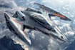 make a sci fi spaceship art