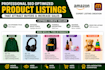 do ecommerce product listing for amazon and meesho with SEO optimization