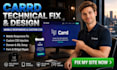 fix carrd website bugs custom css and responsive mobile issues