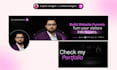 design professional linkedin banner, cover and header