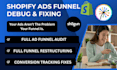 fix shopify ad funnels to improve conversions and scale your paid ads profitably