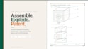 create 3d isometric exploded assembly patent drawings for r and d inventors