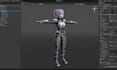 create vrchat avatar fx vrm vroid vtuber 3d model with facial tracking lip sync
