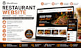 restaurant website catering website food website bakery website with online menu