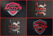 design car racing and automotive logo