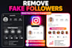 remove ghost and fake followers from instagram