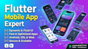 create a custom flutter mobile app with stunning UI uxdesign