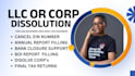 dissolve wyoming llc, delaware llc, US llc, close ein, non resident llc services