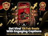 edit viral tiktok reels with captions