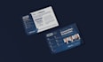 create a modern postcard design