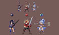 make pixel art character pixel art animation pixel art sprite sheet animation