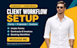 setup dubsado honeybook client intake proposal  invoice workflow system