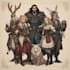 draw your dnd group party illustration