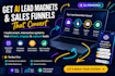 create an ai lead magnet and sales funnel with chatbot automation