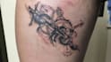 custom an abstract black tattoo design