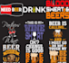 do hand drawn t shirt craft bar logo design