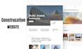 design landing page or construction website using wordpress