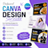 design stunning canva templates, posts, and ads