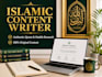 write authentic islamic articles and quran hadith based content