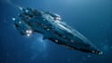 draw a spaceship or vehicle design
