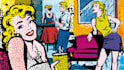 draw a retro pop art roy lichtenstein style