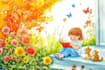 draw magical children book illustration