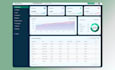 design modern saas dashboard UI UX in figma for web apps