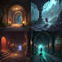 create warcraft fantasy dungeons and dragons illustrations