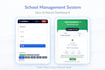 build school management system with lms dashboard
