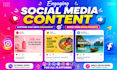 write engaging social media captions and posts