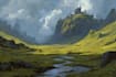 make amazing fantasy environment landscape