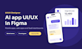 do ai app UI UX design for web and mobile in figma