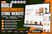 build wordpress woocommerce store website with elementor, astra beaver builder