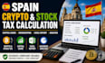 do spain stock trading tax calculation crypto bookkeeping capital gain report