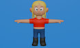 create low poly game ready characters