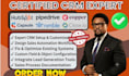 setup hubspot pipedrive copper crm capsule crm nimble close io sales automation