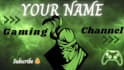 design epic gaming youtube banner logo for twitch streamers