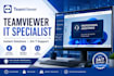 be your anydesk, teamviewer and rdp remote IT support expert