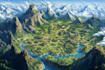 fantasy map illustration dnd rpg map