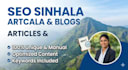write professional and creative articles in sinhala and english