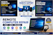 fix your computer remotely, remove virus and speed up your PC