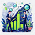 create trendy flat style illustrations for your brand