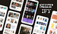 design modern shopify clothing store fashion store or shopify streetwear website