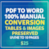 convert PDF to word with formatting